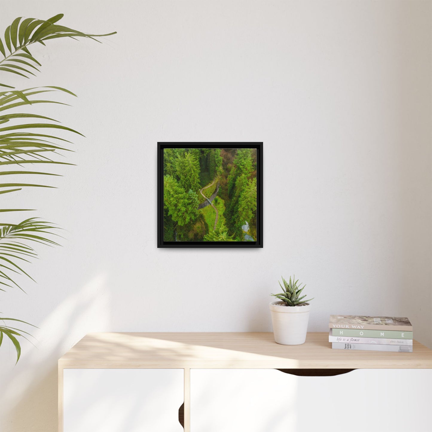 Glanageenty Forest Matte Canvas, Framed (Multi-color)