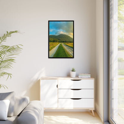 Mountain Torc Matte Canvas, Framed (Multi-color)