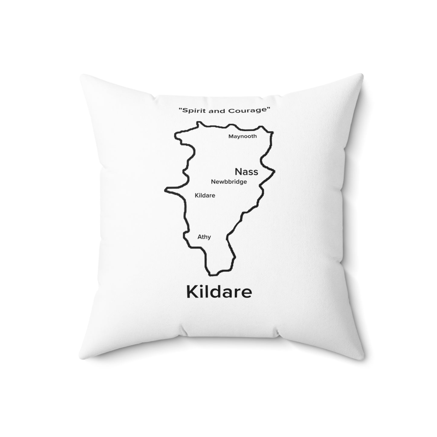 Kildare Spun Polyester Square Pillow White Edition 4 Sizes