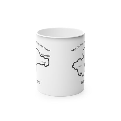 Waterford Magic Mug: Color - Changing Coffee Cup with Artistic Map Design
