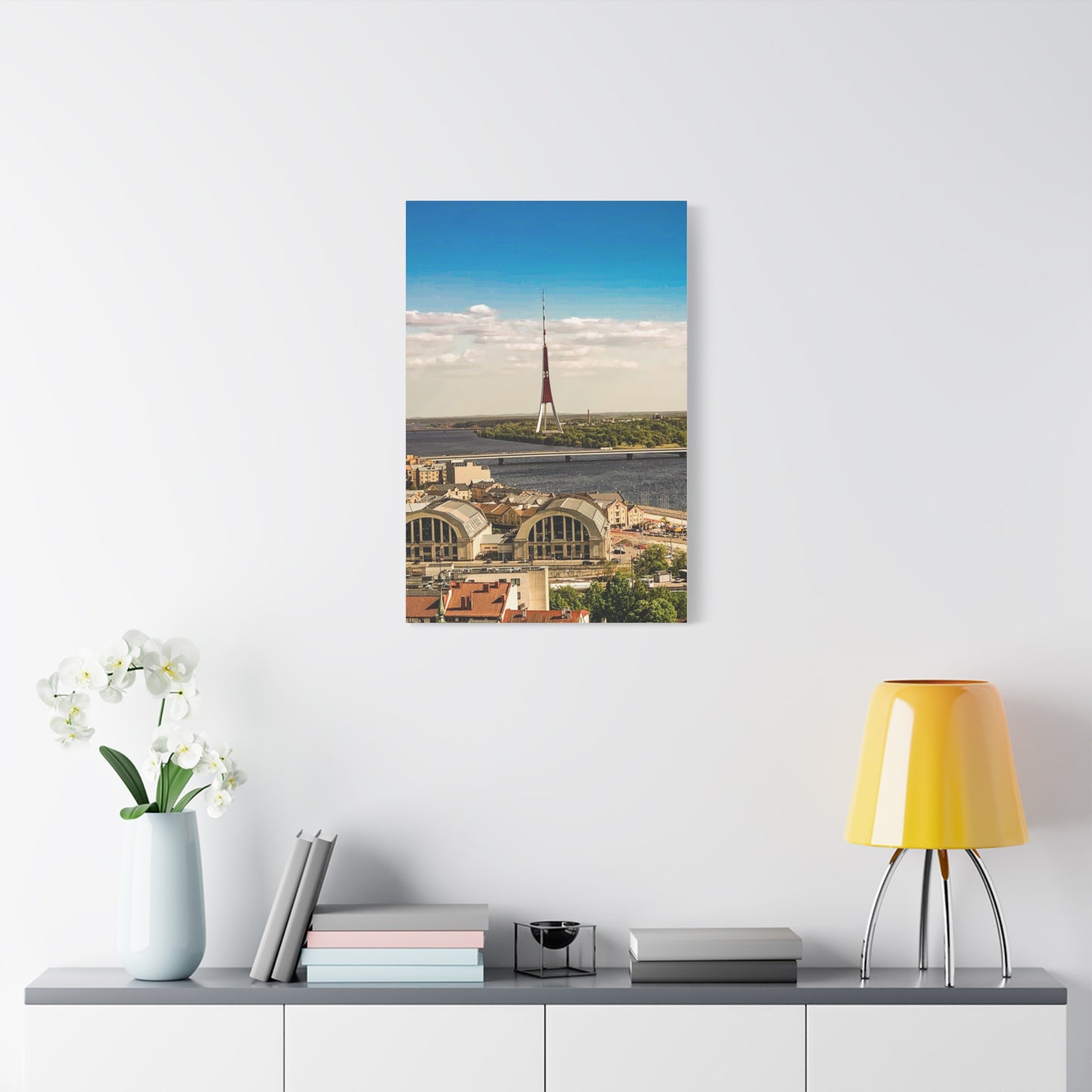 Riga TV Tower Matte Canvas, Stretched, 1.25"
