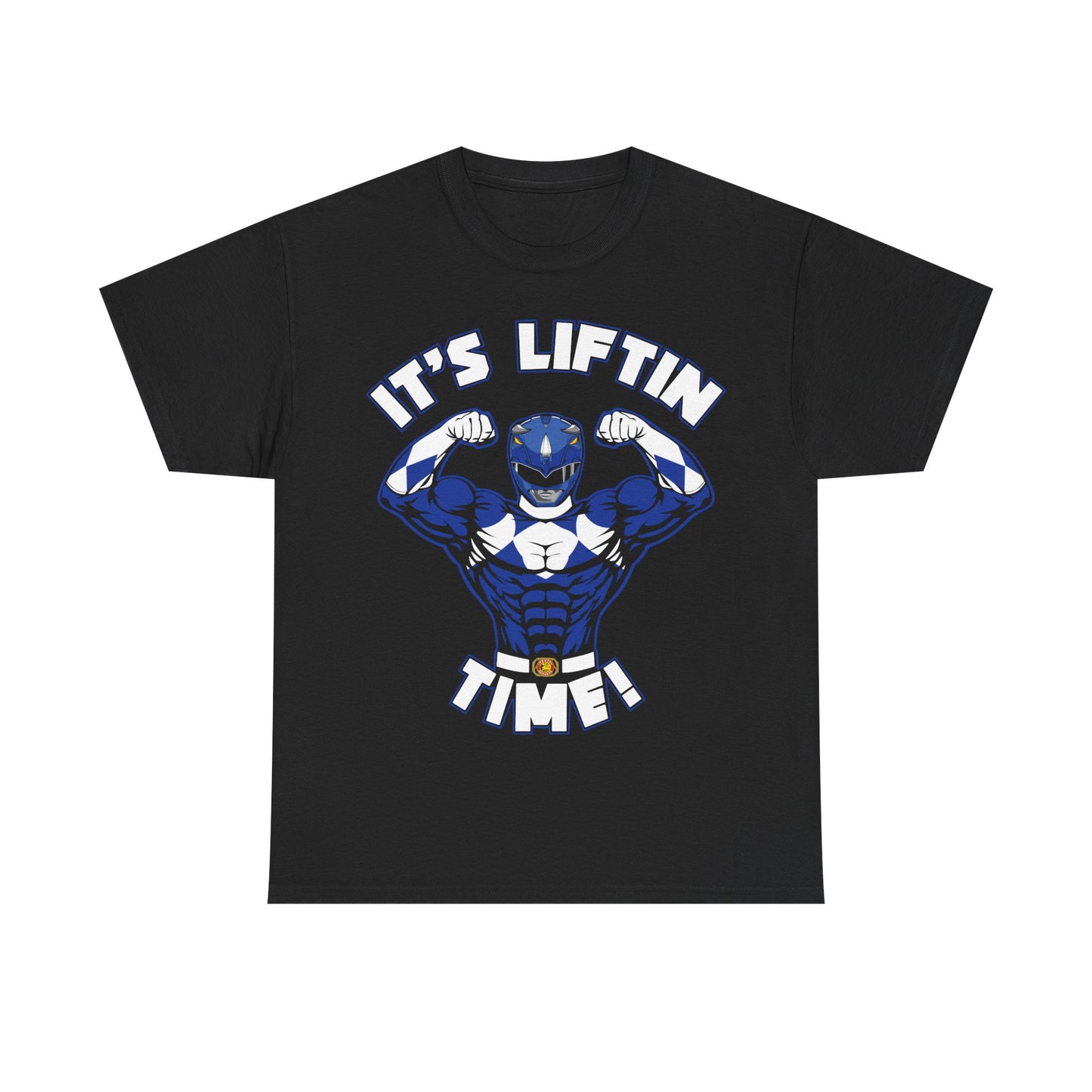 It's Liftin' Time Unisex Heavy Cotton Tee - Perfect for Fitness Enthusiasts Black