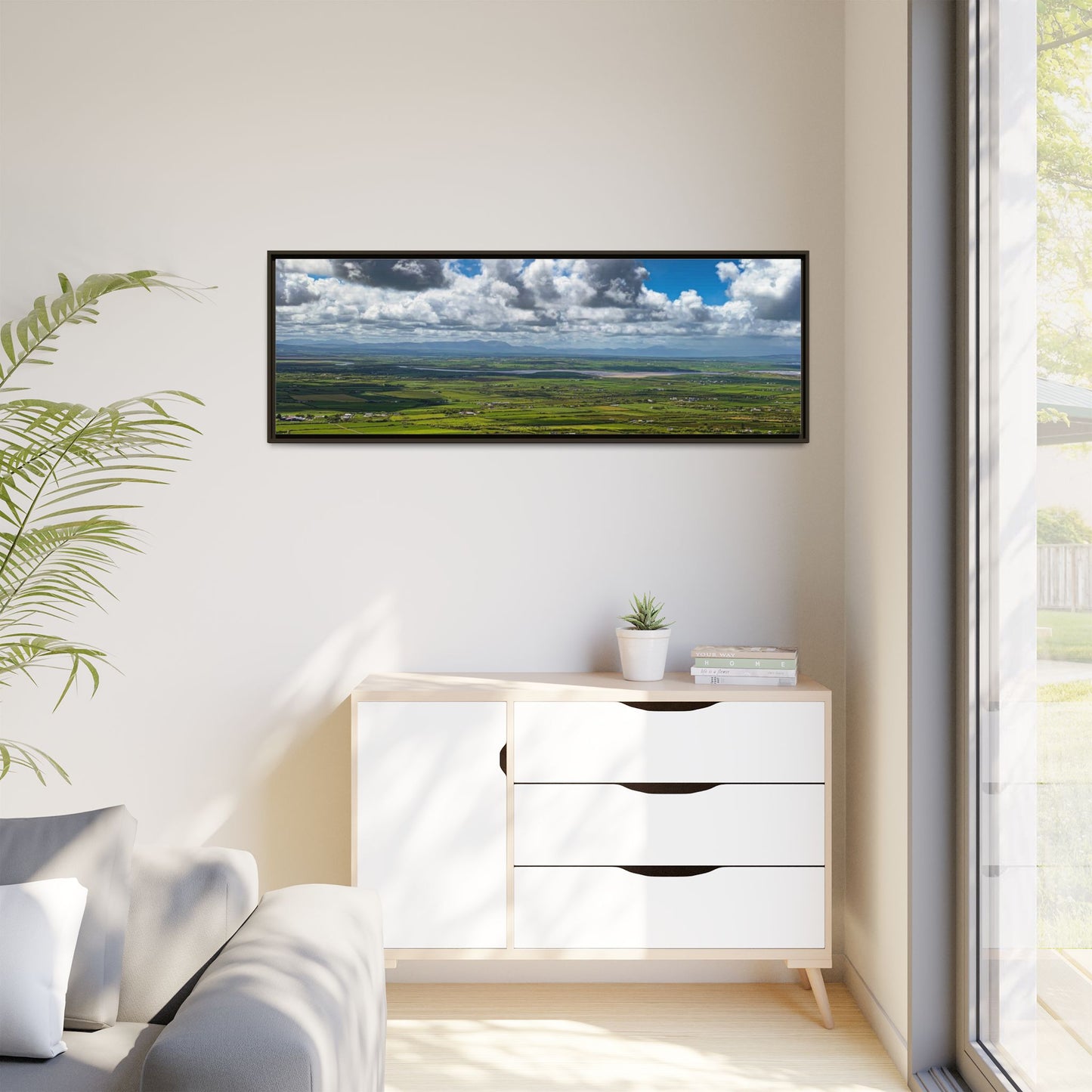 Kerry Panorama Matte Canvas, Framed (Multi-color)