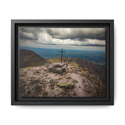 Carrauntoohil Summit Matte Canvas, Framed (Multi-color)