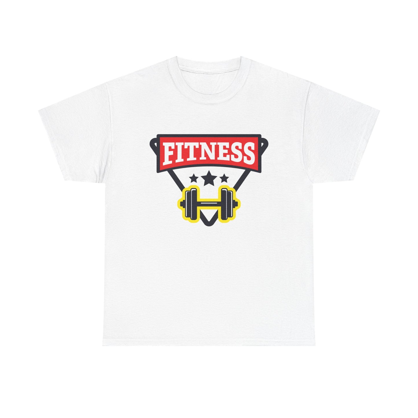 Motivational Fitness Tee - Unisex Heavy Cotton Shirt with Gym Design