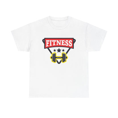 Motivational Fitness Tee - Unisex Heavy Cotton Shirt with Gym Design