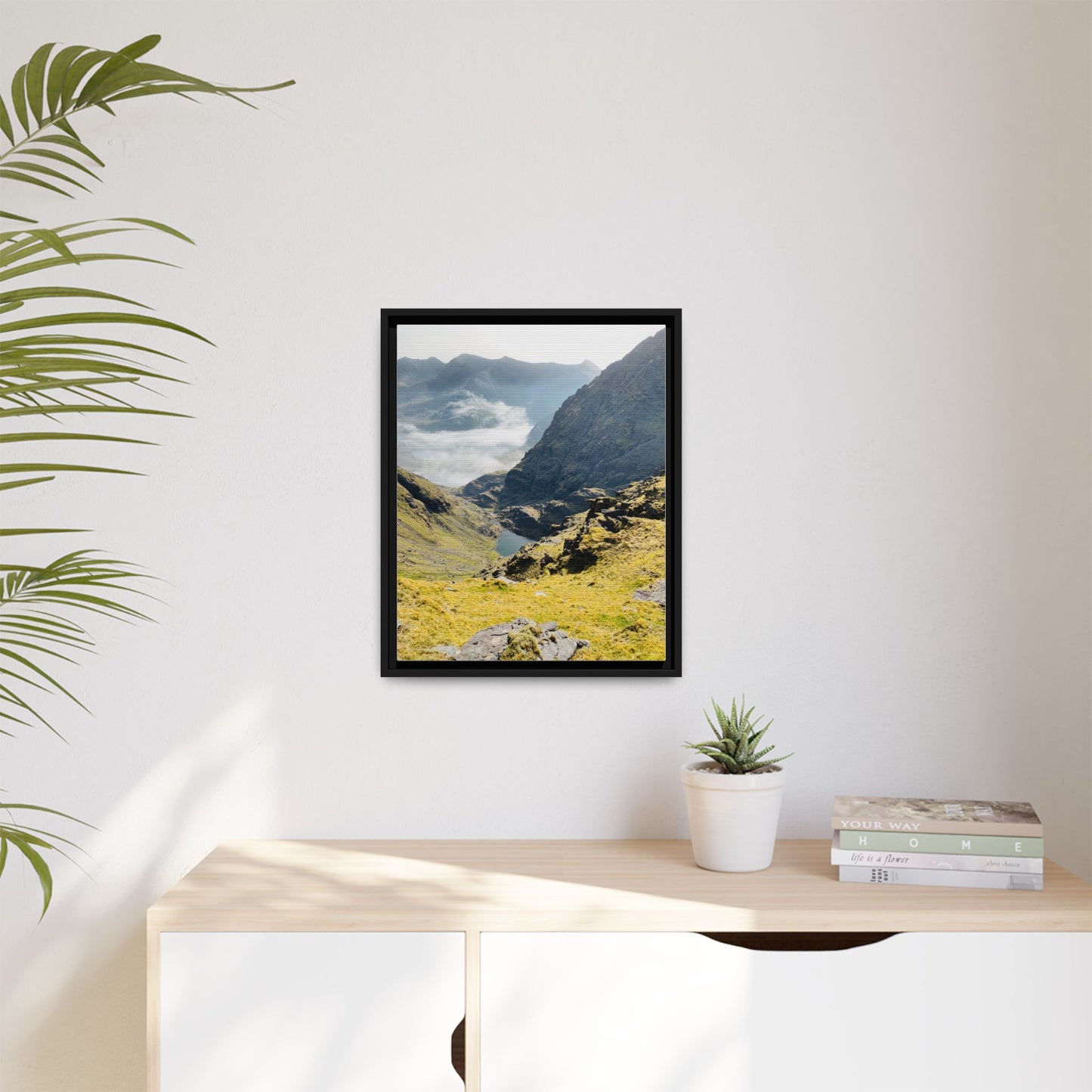 Kerry Mount Matte Canvas, Framed (Multi-color)