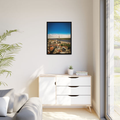 Riga TV Tower Matte Canvas, Framed (Multi-color)