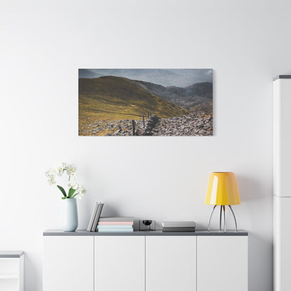 Wall in Mountains Matte Canvas, Stretched, 1.25"