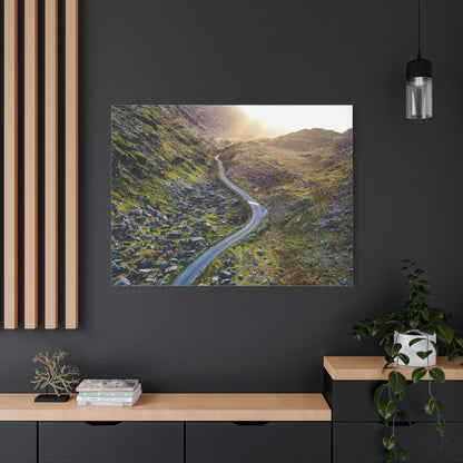 Valley Road Matte Canvas, Stretched, 1.25"