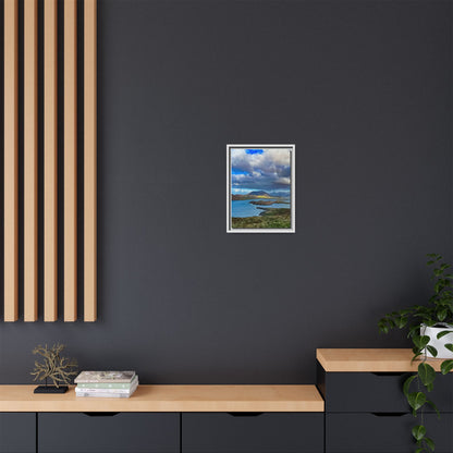 Unknown Mountain Matte Canvas, Framed (Multi-color)