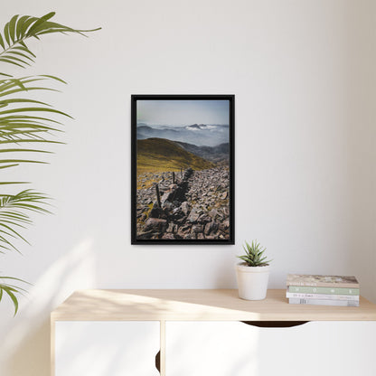 Wall Matte Canvas, Framed (Multi-color)