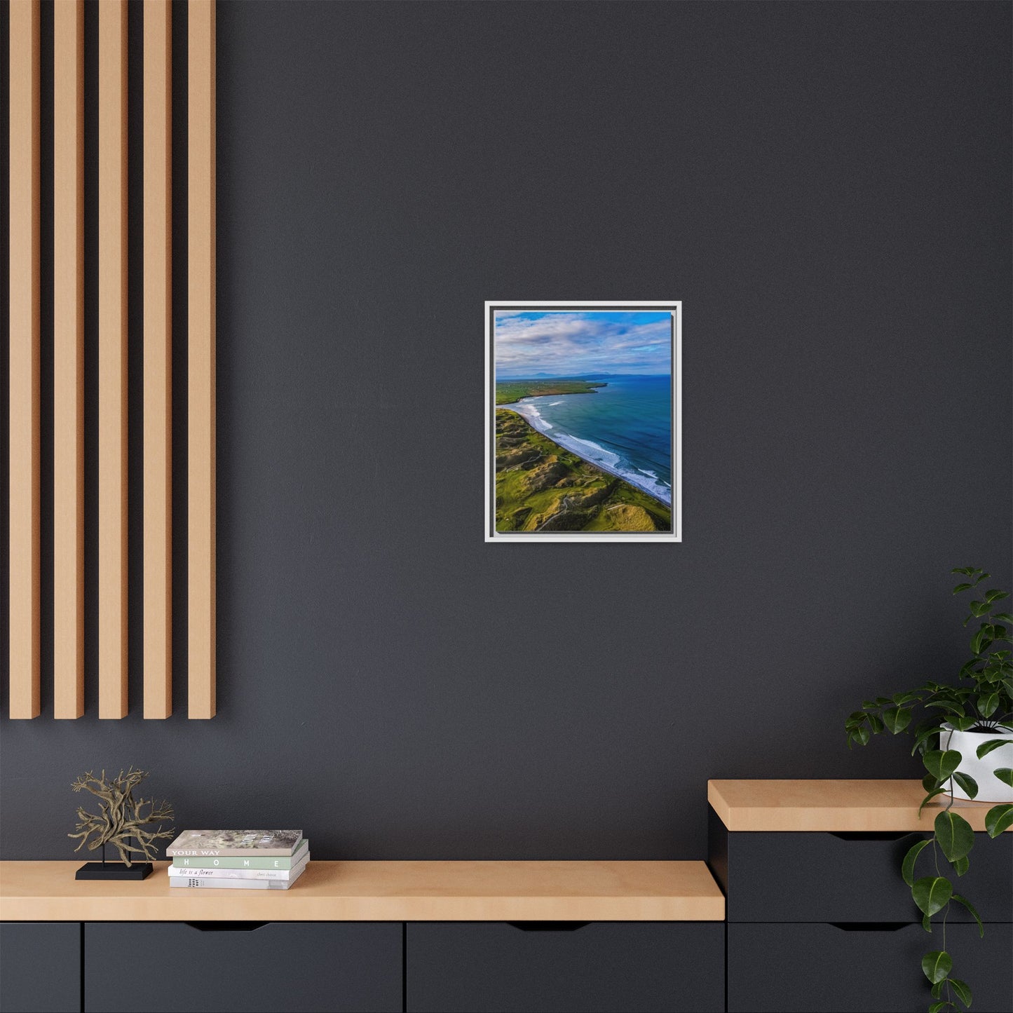 Kerry Landscape Matte Canvas, Framed (Multi-color)
