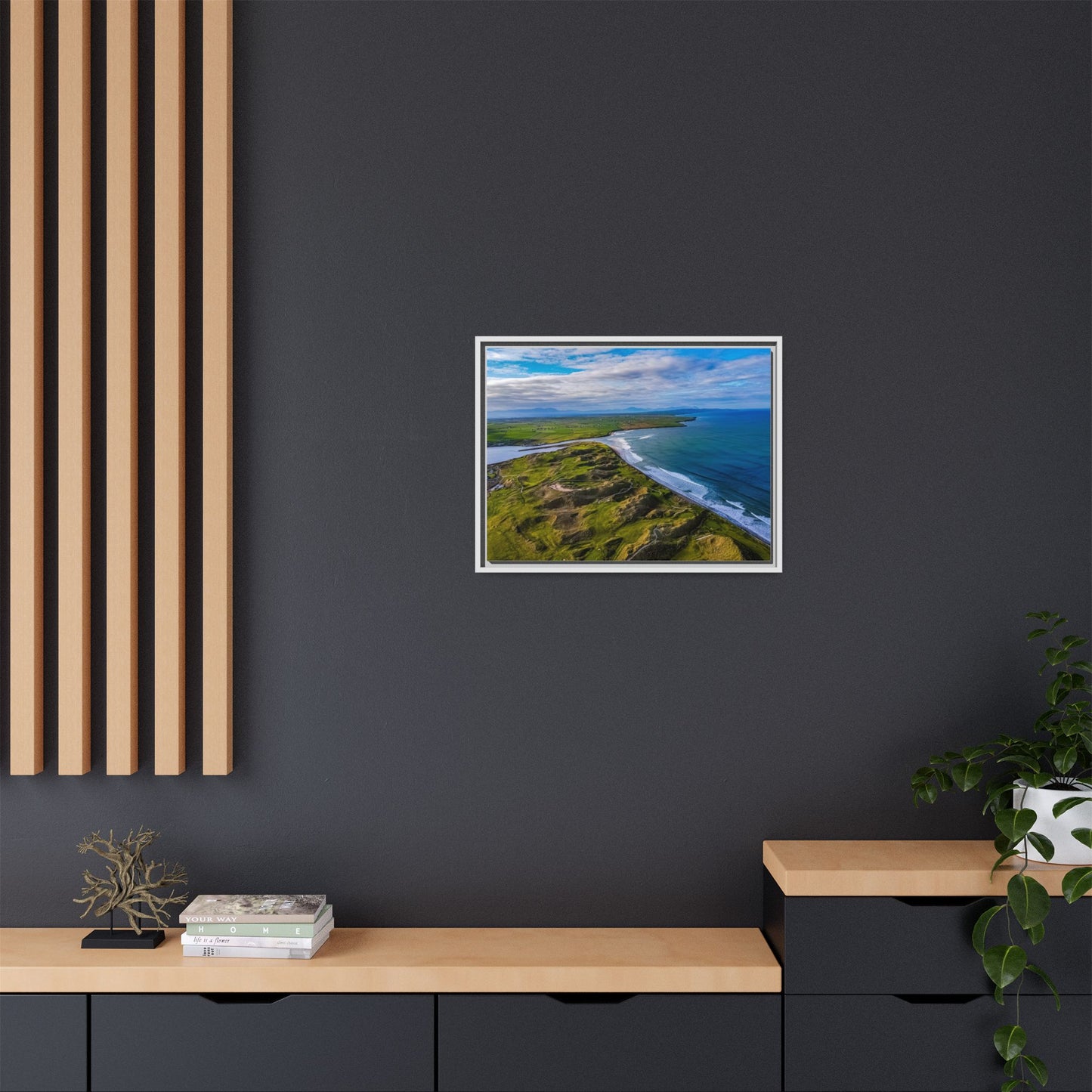 Kerry Landscape Matte Canvas, Framed (Multi-color)