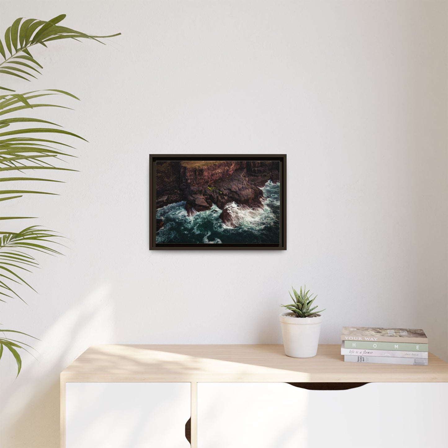 Kerry Head Matte Canvas, Framed (Multi-color)