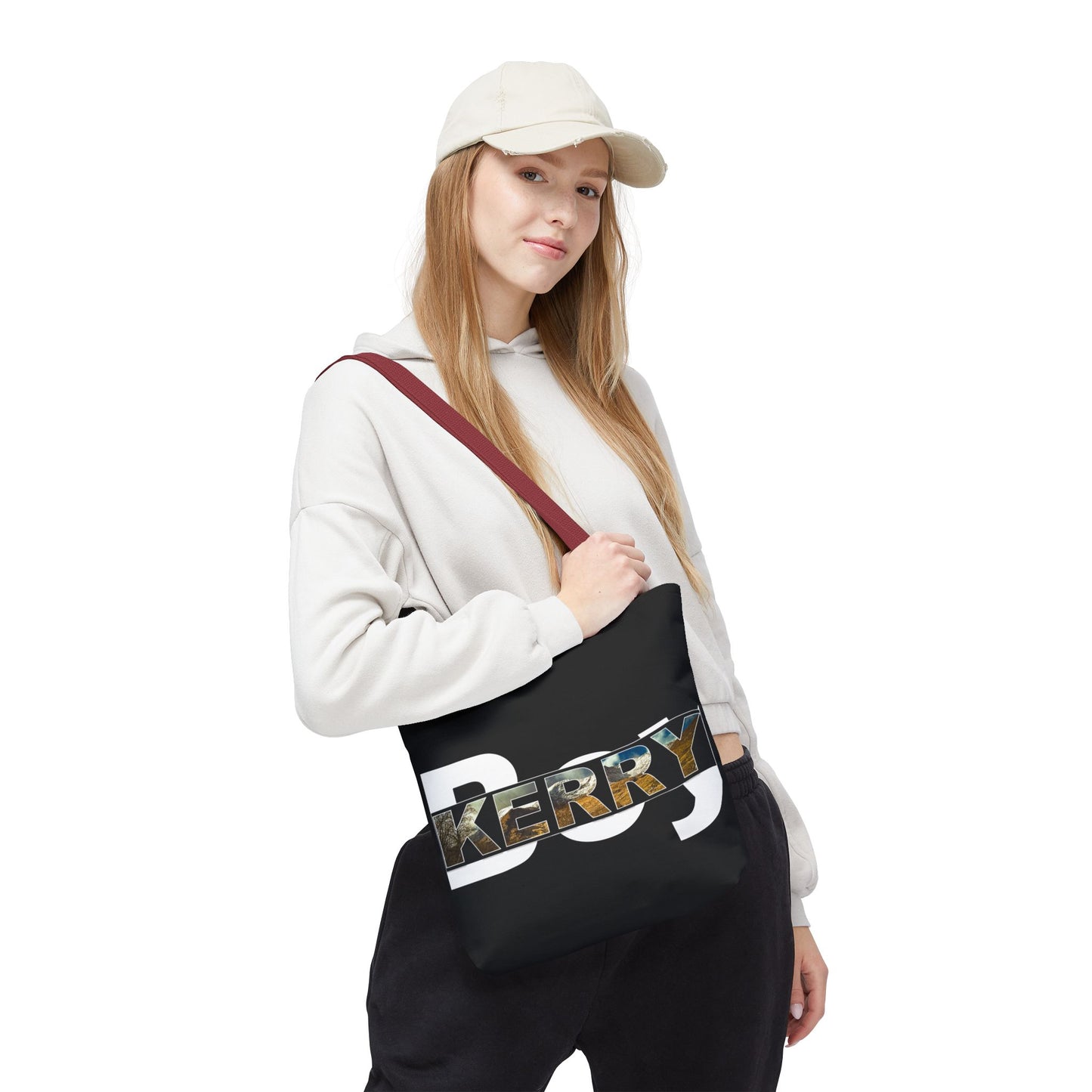 Kerry Boy black Tote Bag (AOP)