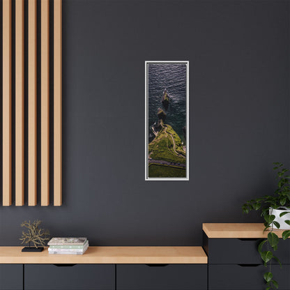 Dunquin Pier Matte Canvas, Framed (Multi-color)