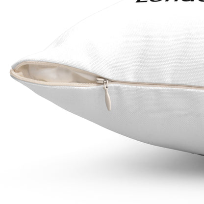 Londonderry Spun Polyester Square Pillow White Edition 2 Sizes