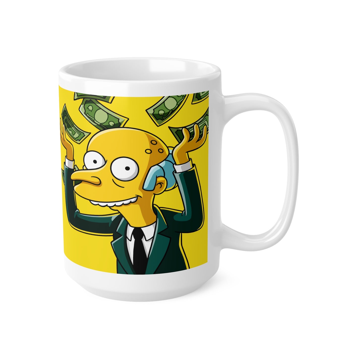 Funny Cartoon Coffee Mugs - Mr. Burns Designs, 11oz & 15oz