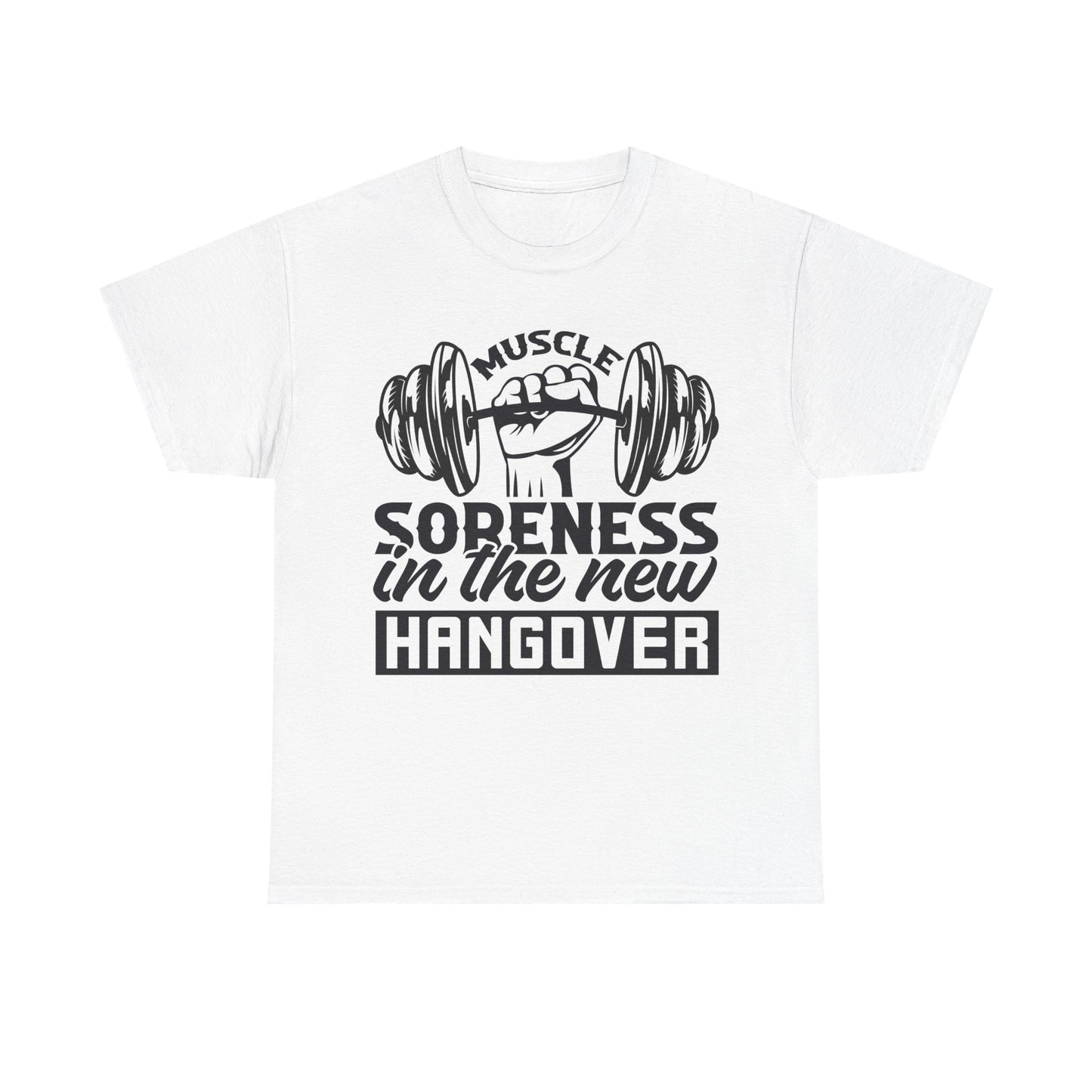 Muscle Soreness Unisex Heavy Cotton Tee - Perfect for Gym Lovers & Fitness Enthusiasts