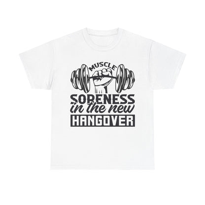 Muscle Soreness Unisex Heavy Cotton Tee - Perfect for Gym Lovers & Fitness Enthusiasts