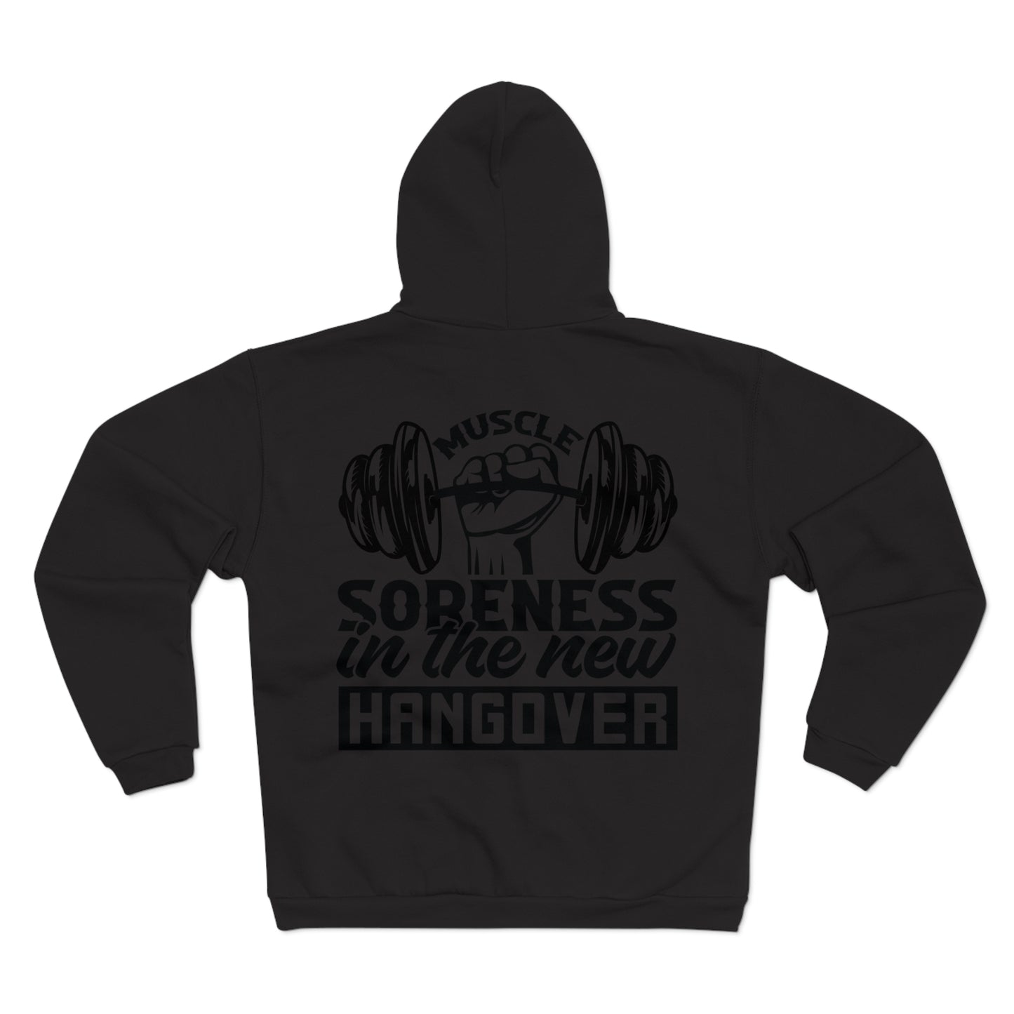 Muscle Recovery Hooded Zip Sweatshirt - Perfect for Fitness Enthusiasts