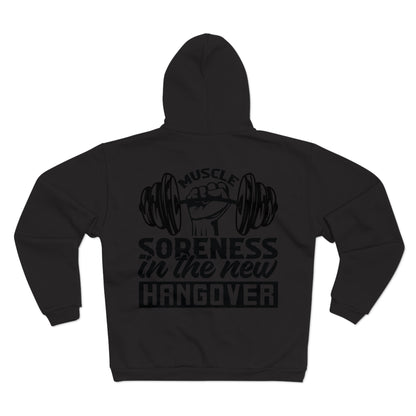 Muscle Recovery Hooded Zip Sweatshirt - Perfect for Fitness Enthusiasts