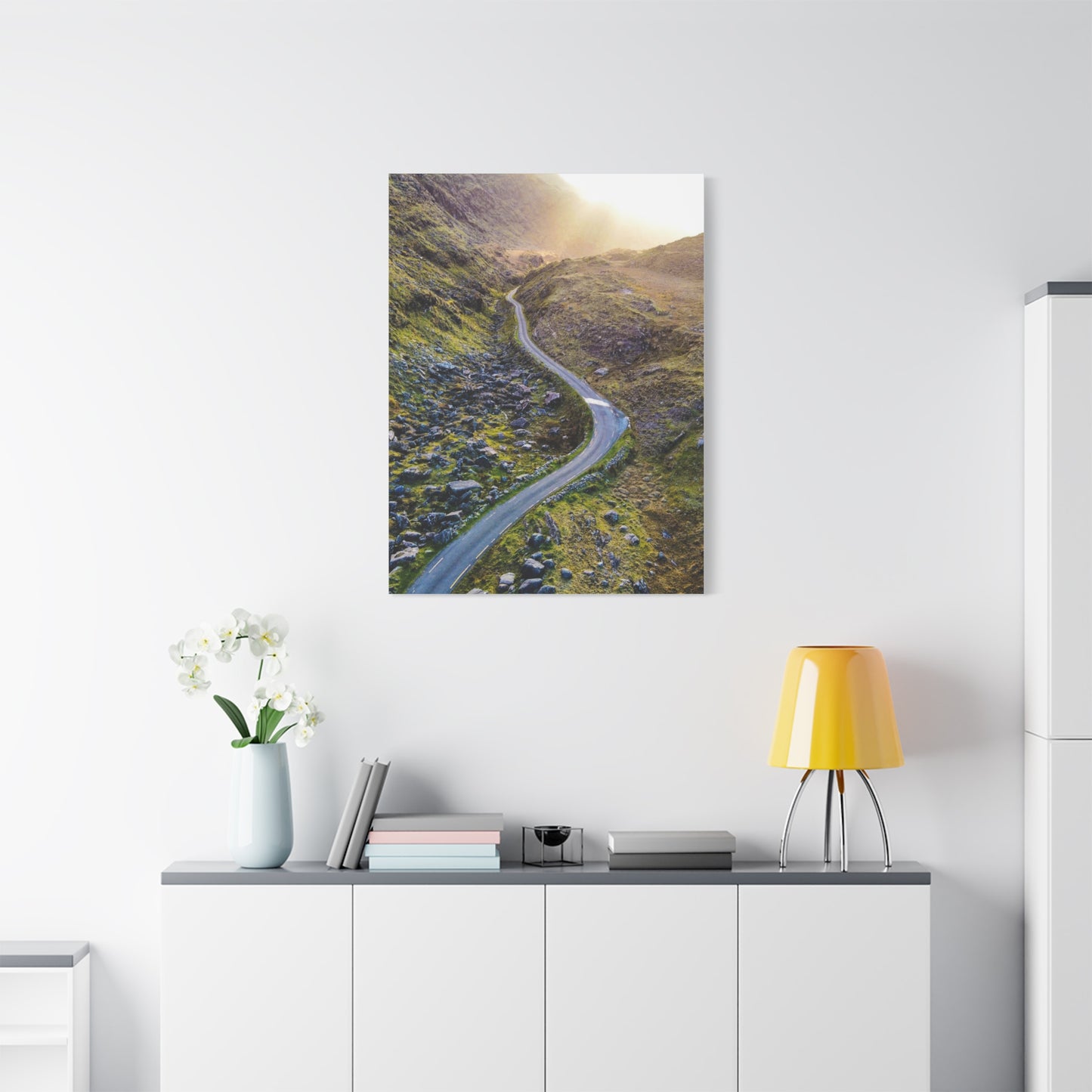 Valley Road Matte Canvas, Stretched, 1.25"