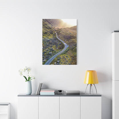 Valley Road Matte Canvas, Stretched, 1.25"