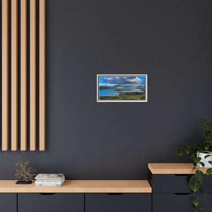 Unknown Mountain Matte Canvas, Framed (Multi-color)