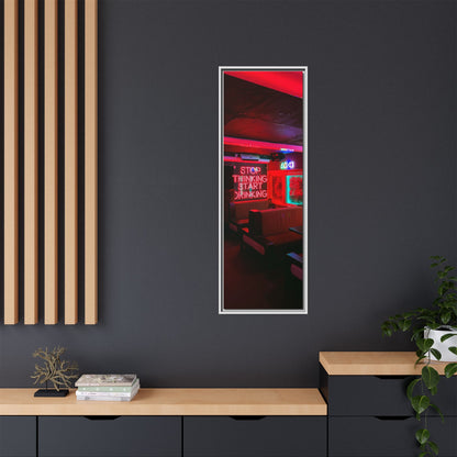The Mermaids Night Club Matte Canvas, Framed (Multi-color)