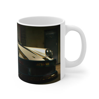 Racing-Themed Ceramic Coffee Cups – 11oz & 15oz – Perfect for Car Enthusiasts, Gamers, and Gift Giving