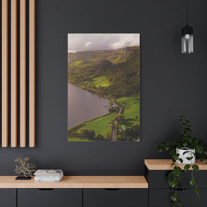 Sruth in Aghadh an Aird or The devil's Chimney Matte Canvas, Stretched, 1.25"