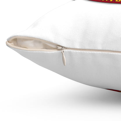 Heraldic Lithuania Square Pillow - Elegant Home Decor with VIENYBE TEZYDI Design