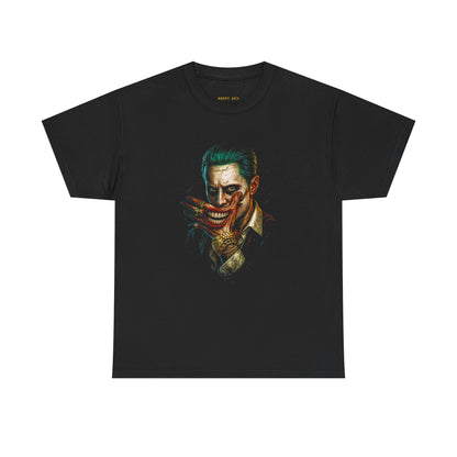 Graphic Tee — Dark Joker Portrait Horror Art T‑Shirt