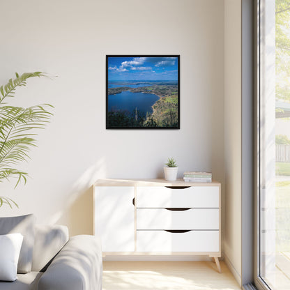 Kuckross Lake Matte Canvas, Framed (Multi-color)