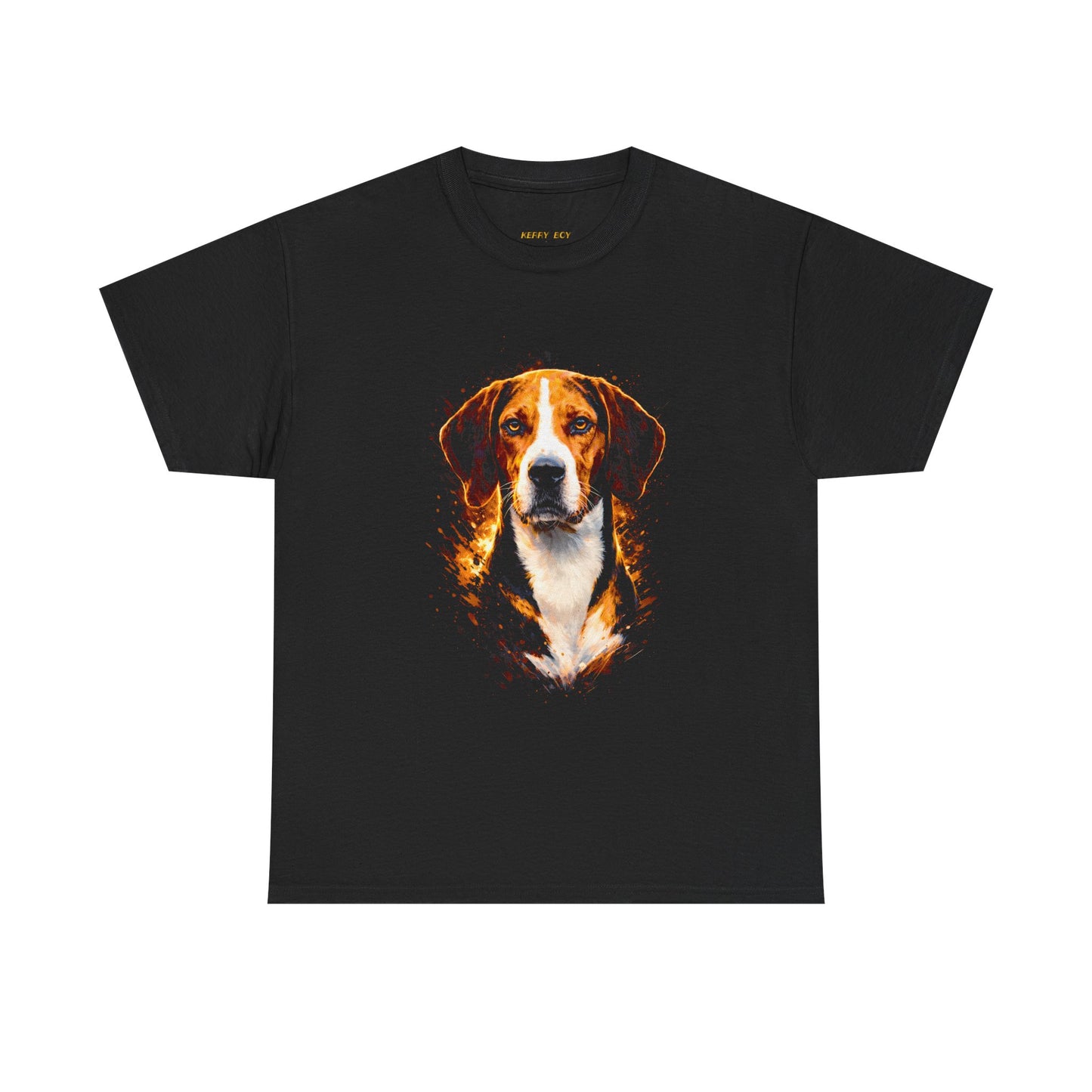 Beagle Portrait T-Shirt — Realistic Dog Face Tee