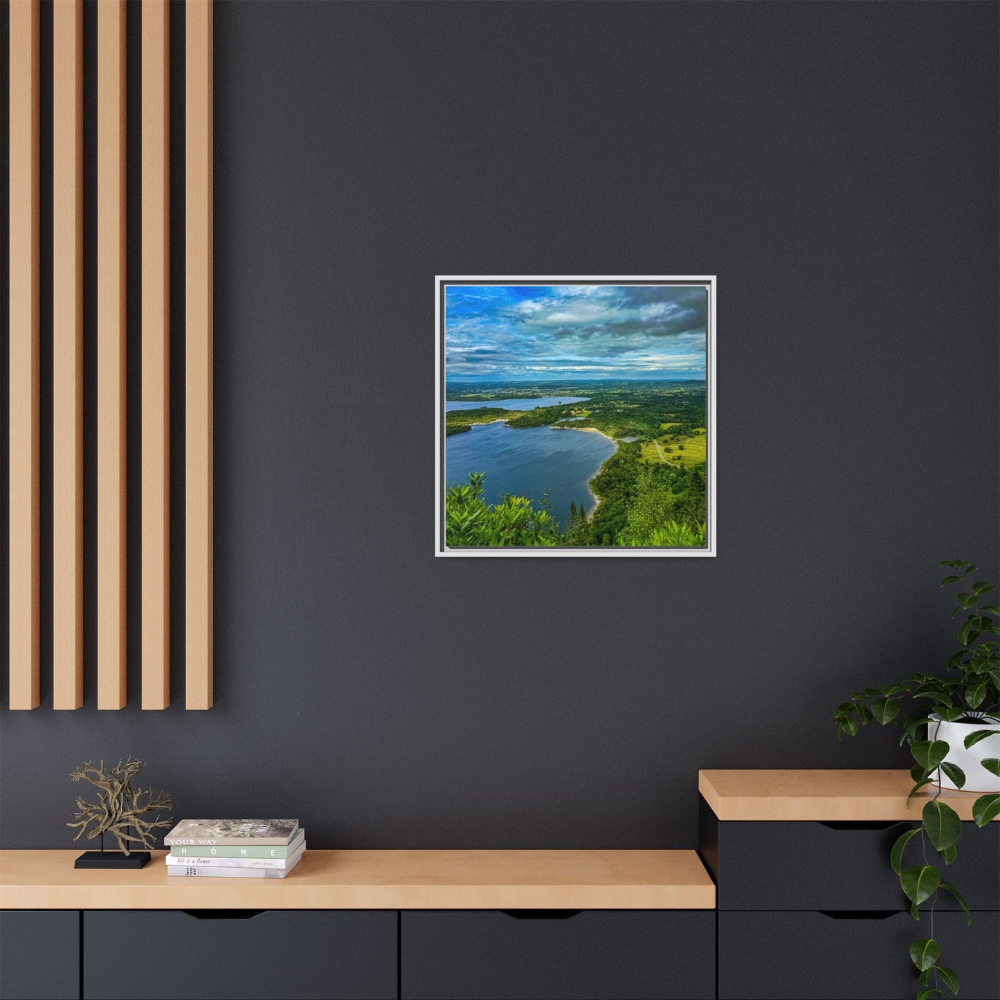 Killarney Trail 2 Matte Canvas, Framed (Multi-color)