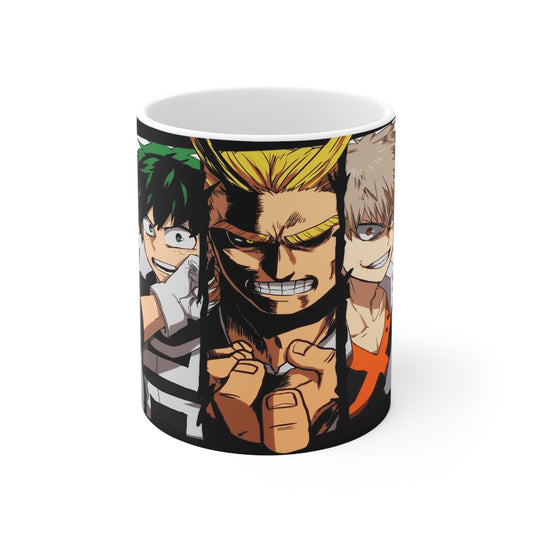 My Hero Academia Ceramic Coffee Cups | 11oz & 15oz | Anime Gift for Fans
