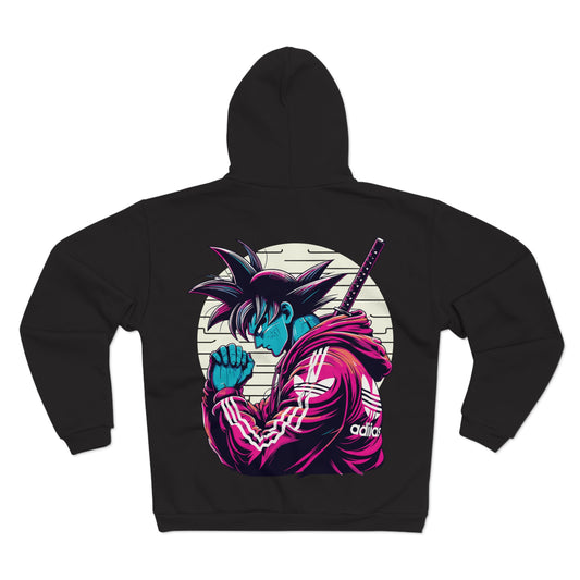San Say Goku Unisex Hooded Zip Sweatshirt