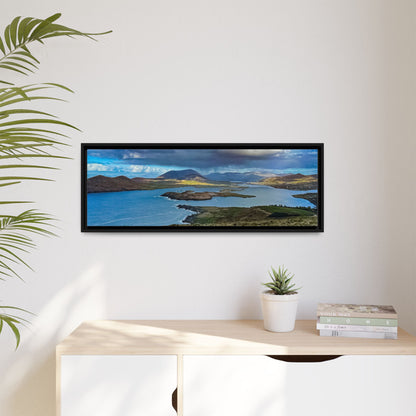 Unknown Mountain Matte Canvas, Framed (Multi-color)