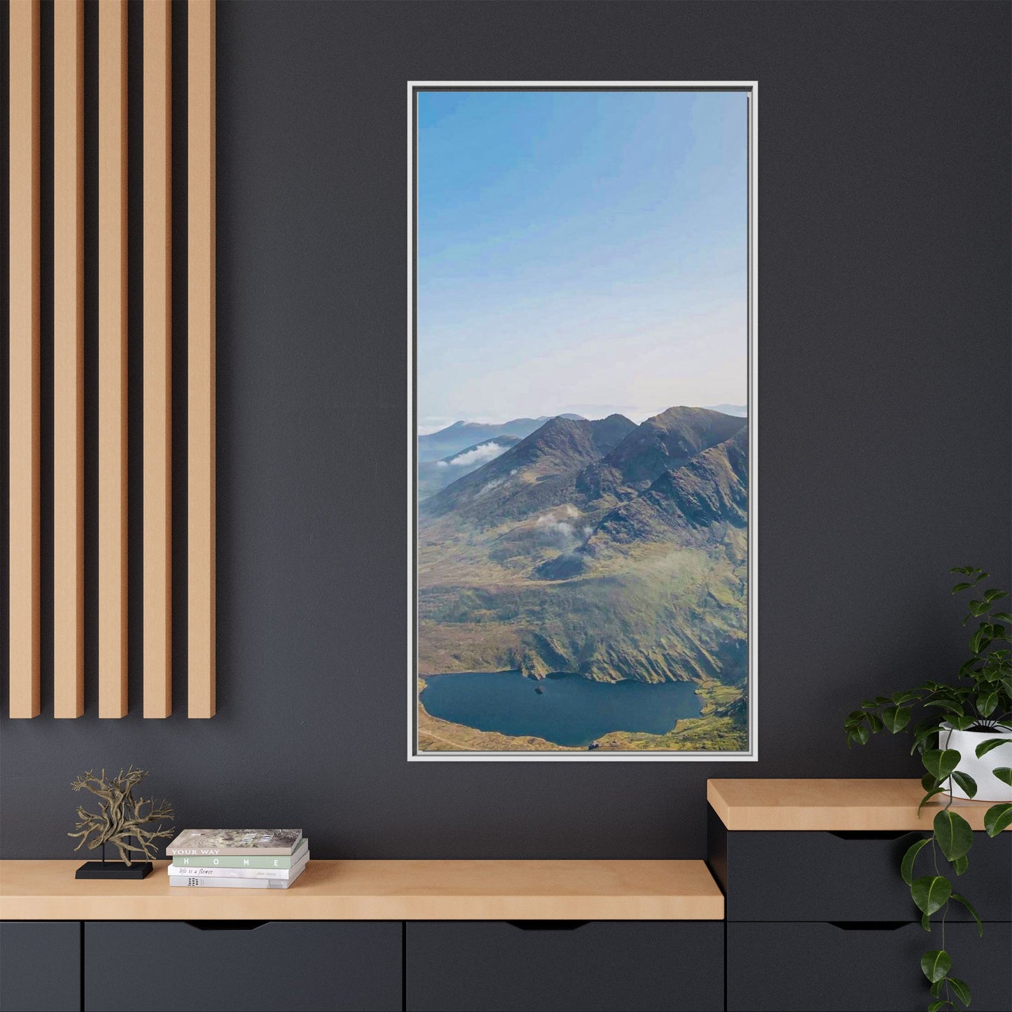 MacGillycuddy's Reeks Matte Canvas, Framed (Multi-color)