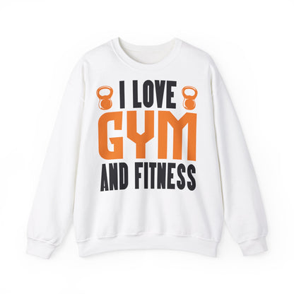 I Love Gym & Fitness Crewneck Sweatshirt - Unisex Heavy Blend™