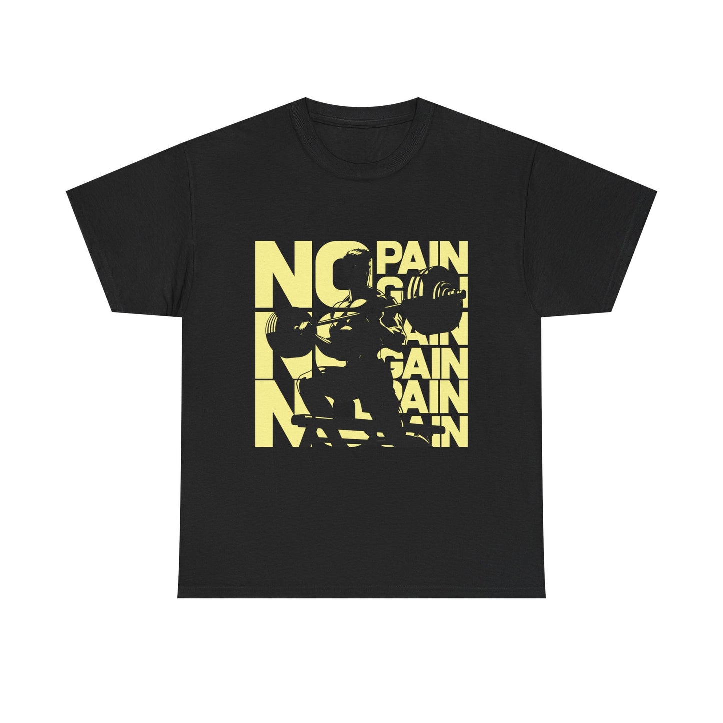 No Pain No Gain 11 Unisex Heavy Cotton Tee