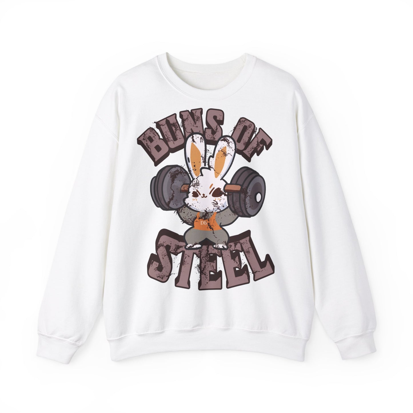 Buns of Steel Rabbit Crewneck Sweatshirt - Unisex Fitness Style