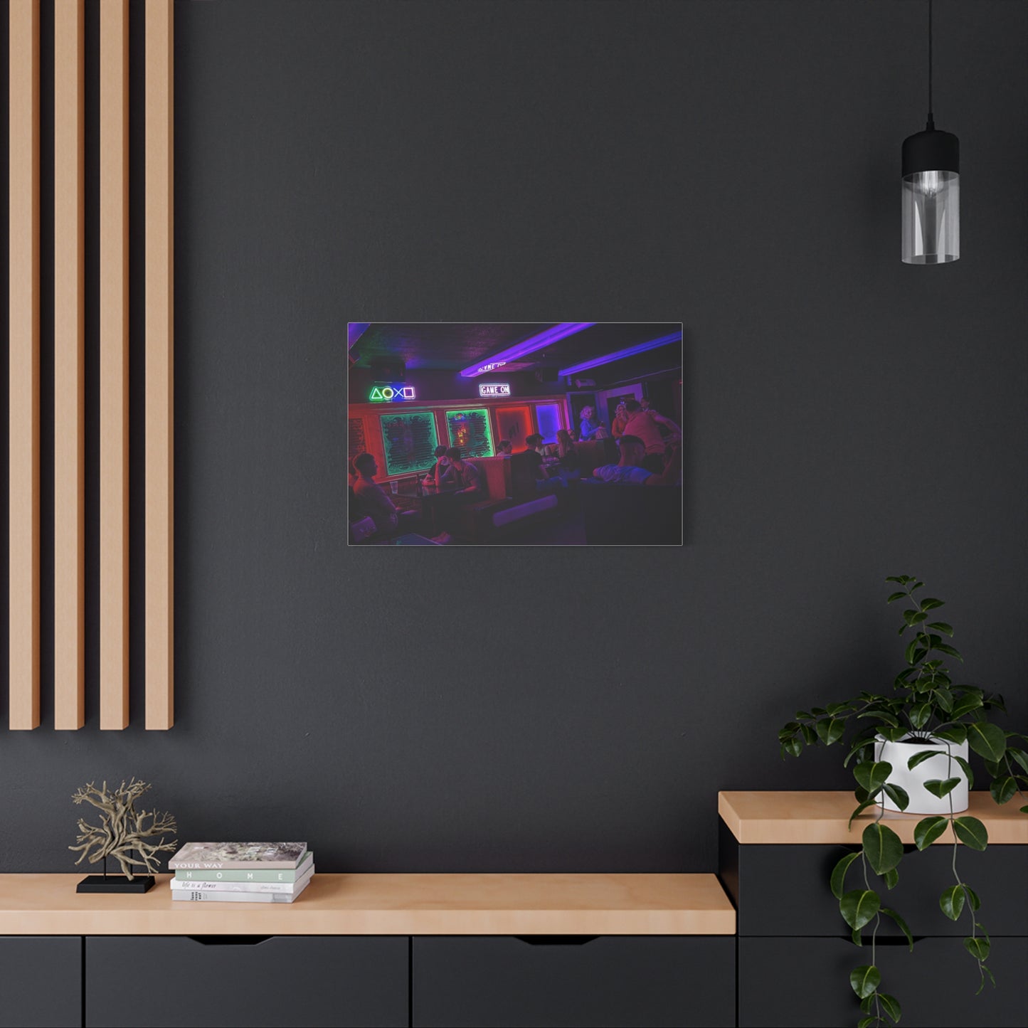 The Mermaids Nite Club Matte Canvas, Stretched, 1.25"