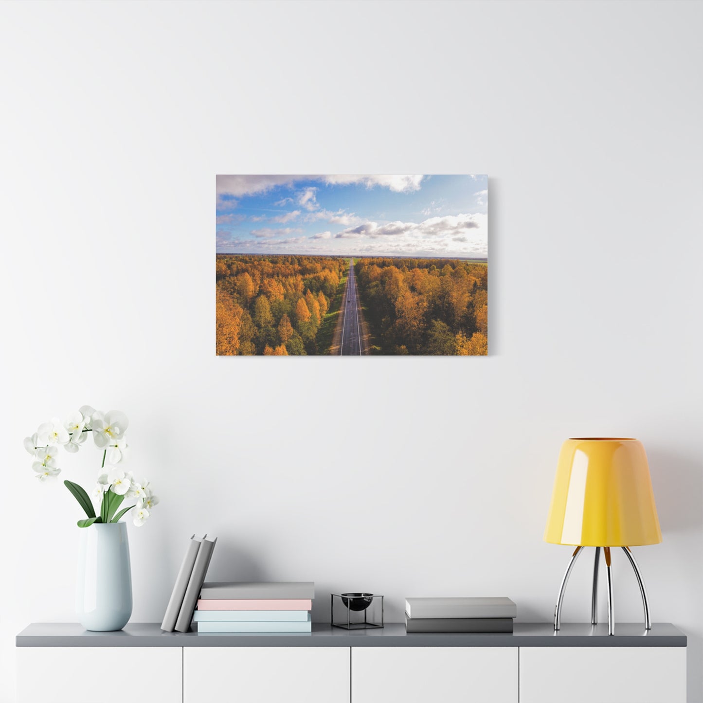 Somewhere in Lithuania Matte Canvas, Stretched, 1.25"