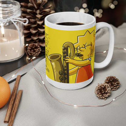 Lisa Cartoon Coffee Mug - Fun 11oz & 15oz Ceramic Cups