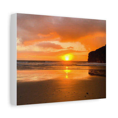 Sunset in Ballybunion Matte Canvas, Stretched, 1.25"