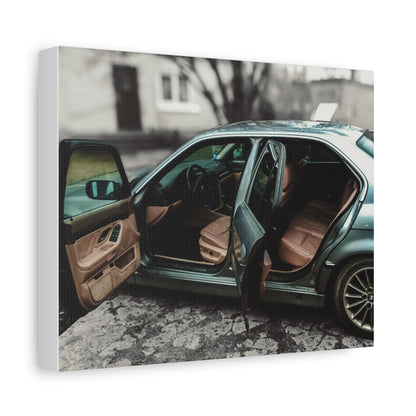 BMW 7 Matte Canvas, Stretched, 1.25"
